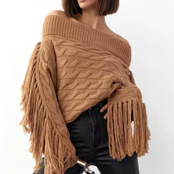 Кафеава Блуза Со Реси